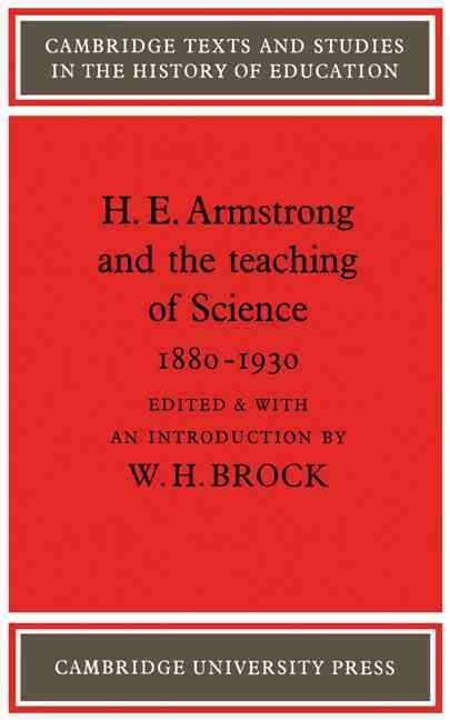 Produktbild: H. E. Armstrong and the Teaching of Science 1880 1930