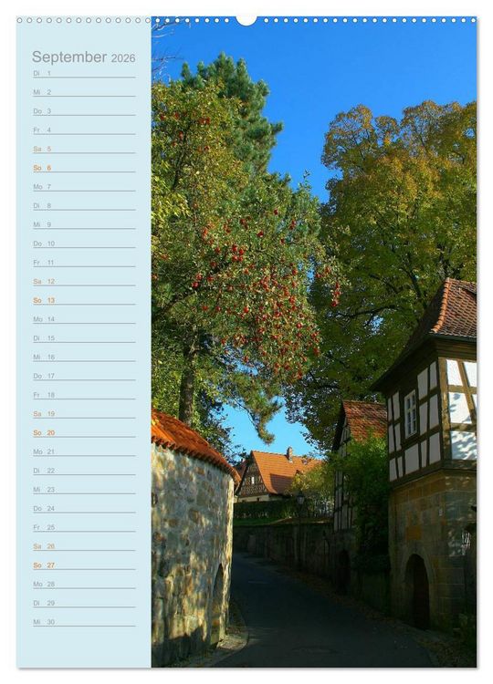 Produktbild: Ebern - lebenswerte Stadt in Franken (hochwertiger Premium Wandkalender 2026 DIN A2 hoch), Kunstdruck in Hochglanz