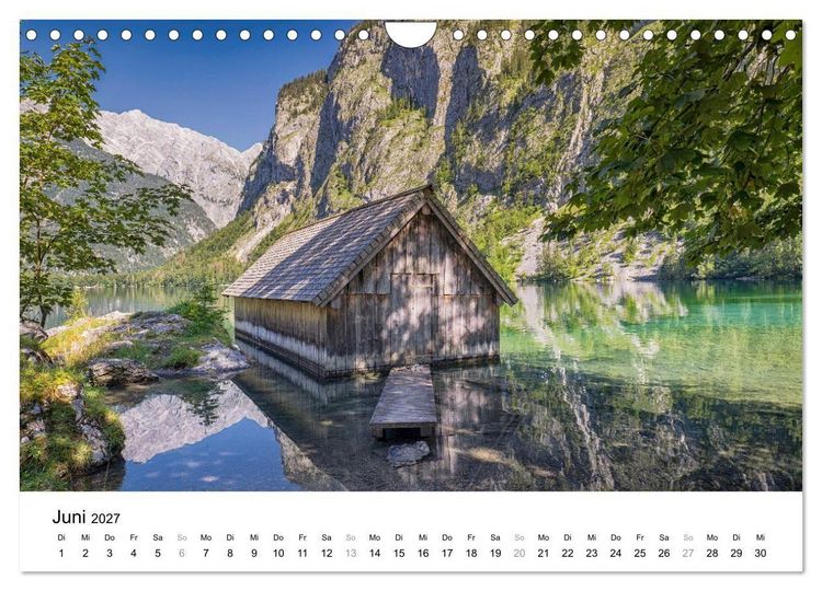 Produktbild: Berchtesgadener Land - Wanderhighlights in Bayern (Wandkalender 2027 DIN A4 quer), CALVENDO Monatskalender