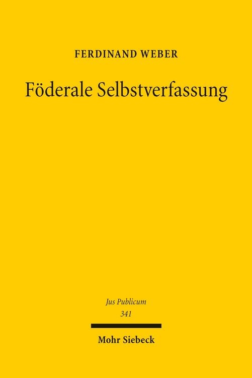 Produktbild: F&ouml;derale Selbstverfassung