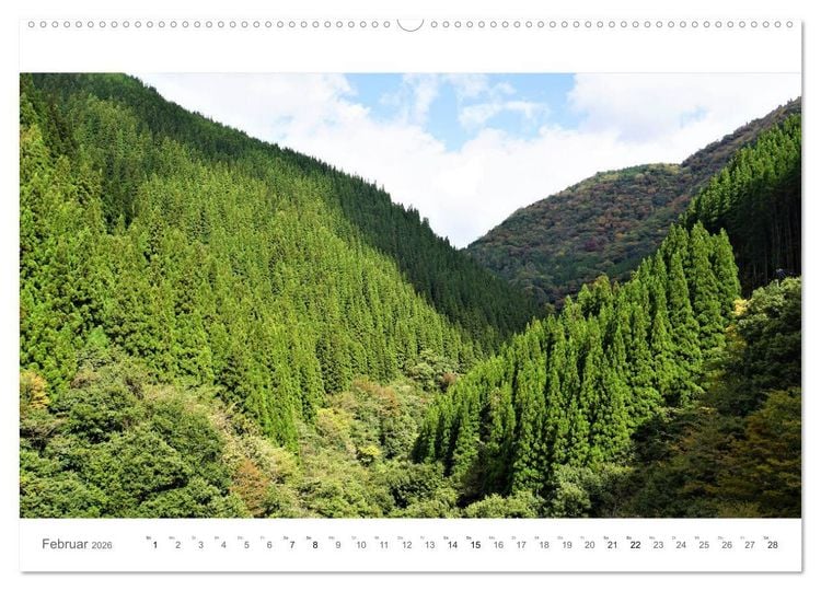 Produktbild: Kyushu - Japans vielf&auml;ltigste Insel (hochwertiger Premium Wandkalender 2026 DIN A2 quer), Kunstdruck in Hochglanz