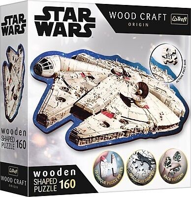 Produktbild: Holz Puzzle 160 Star Wars - Millennium Falcon