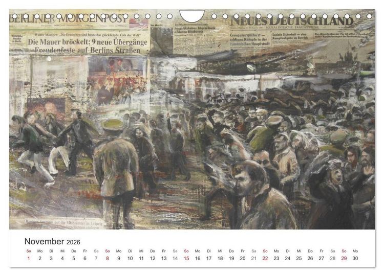 Produktbild: Berlin erlebt und gemalt - Ren&eacute;e K&ouml;nig (Wandkalender 2026 DIN A4 quer), CALVENDO Monatskalender