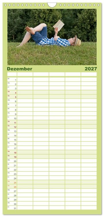 Produktbild: Familienplaner 2027 - Wir lieben die Natur! mit 5 Spalten (Wandkalender, 21 x 45 cm) CALVENDO
