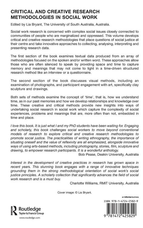 Produktbild: Critical and Creative Research Methodologies in Social Work
