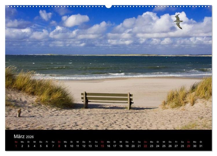 Produktbild: D&auml;nemarks Nordseek&uuml;ste (Wandkalender 2026 DIN A2 quer), CALVENDO Monatskalender