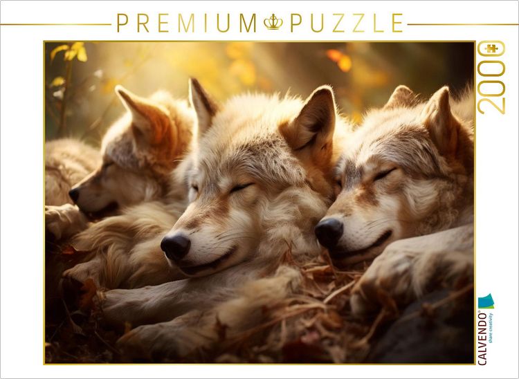 Produktbild: CALVENDO Puzzle Ein Motiv aus dem Kalender "Wenn sie schlafen" | 2000 Teile Lege-Gr&ouml;&szlig;e 90x67cm Foto-Puzzle f&uuml;r gl&uuml;ckliche Stunden