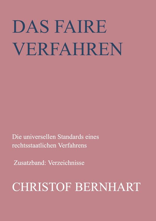Produktbild: Das faire Verfahren