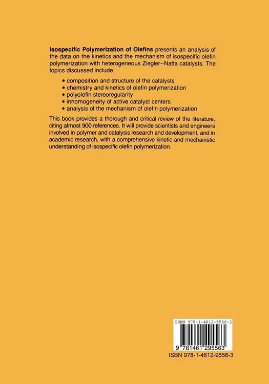 Produktbild: Isospecific Polymerization of Olefins