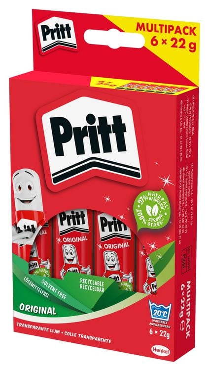 Produktbild: Pritt Klebestift Multipack, 6 22 g