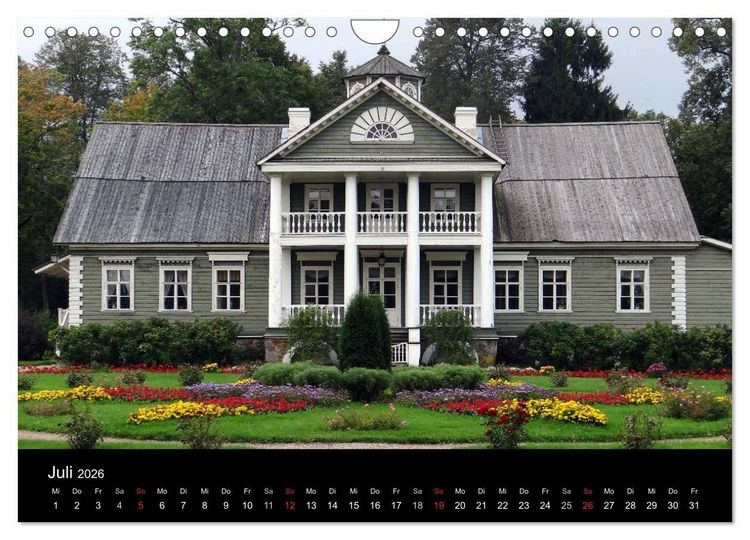 Produktbild: PUSCHKINS RUSSLAND (Wandkalender 2026 DIN A4 quer), CALVENDO Monatskalender