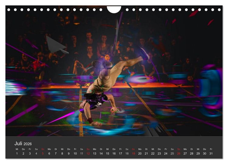 Produktbild: Break Dance B-boys & B-girls (Wandkalender 2026 DIN A4 quer), CALVENDO Monatskalender