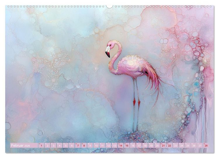 Produktbild: Die verzauberte Menagerie (Wandkalender 2026 DIN A2 quer), CALVENDO Monatskalender