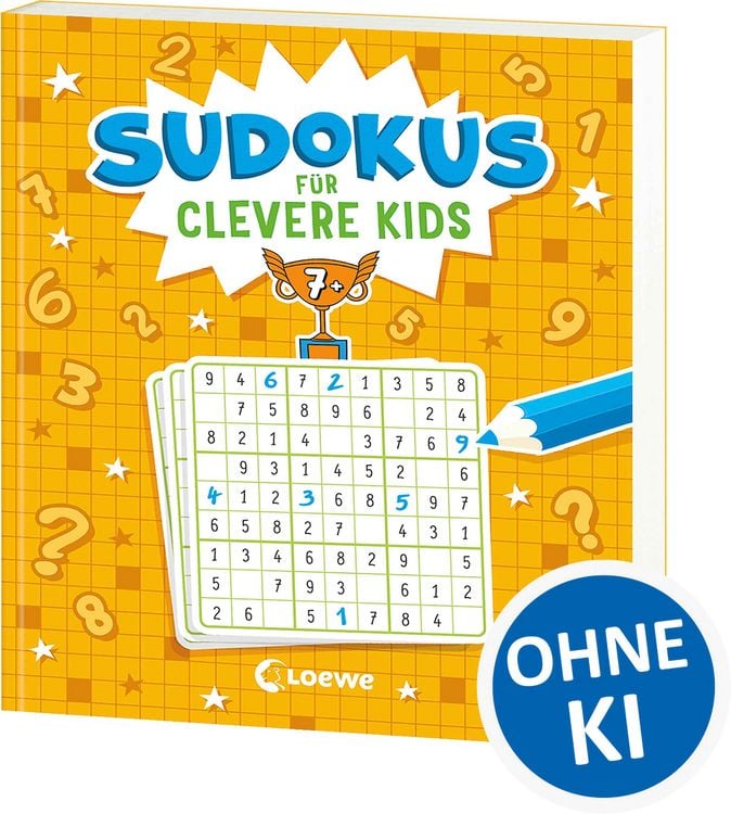 Produktbild: Sudokus f&uuml;r clevere Kids 7+ [gelb]