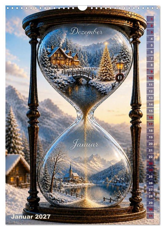 Produktbild: Zeit der Jahreszeiten (Wandkalender 2027 DIN A3 hoch), CALVENDO Monatskalender