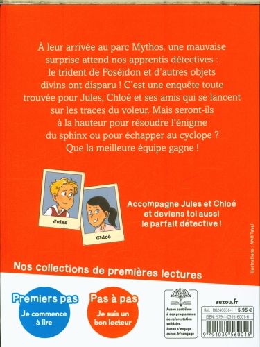 Produktbild: Mes enqu&ecirc;tes &agrave; l'&eacute;cole des d&eacute;tectives. Le parc des dieux