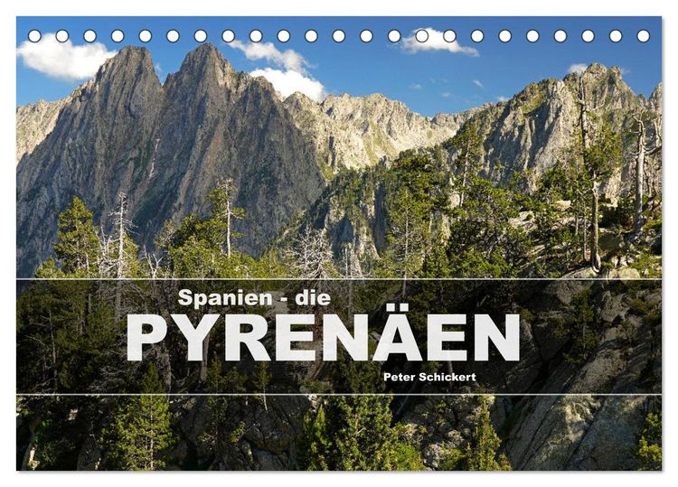 Produktbild: Spanien - die Pyren&auml;en (Tischkalender 2026 DIN A5 quer), CALVENDO Monatskalender