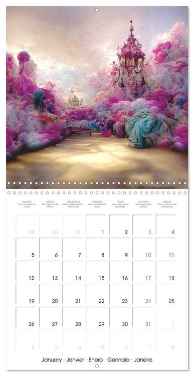 Produktbild: Rococo rooms (Wall Calendar 2026 12 &times; 12 Inch) CALVENDO 12 Month Wall Calendar