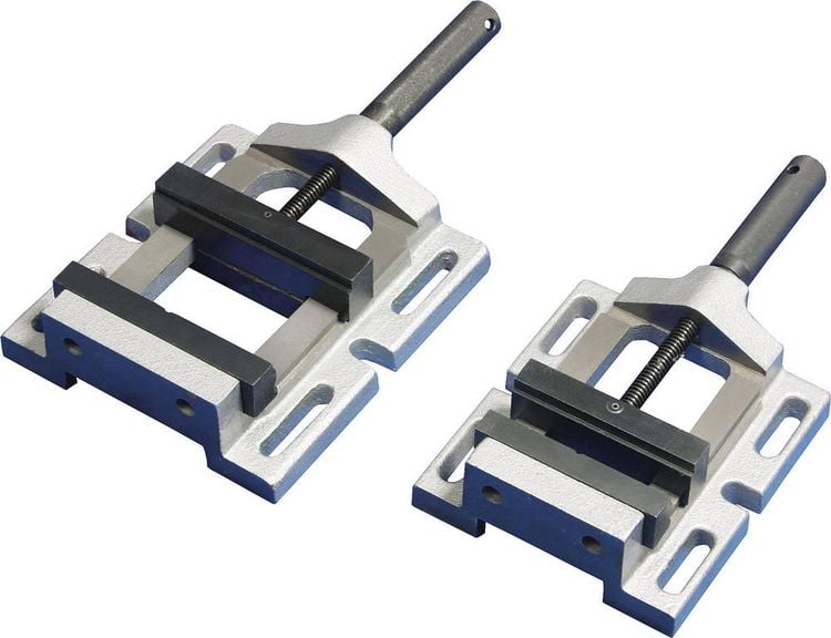 Produktbild: Holzmann Maschinen M100 Maschinenschraubstock M100 Backenbreite: 100 mm Spann-Weite (max.): 90 mm