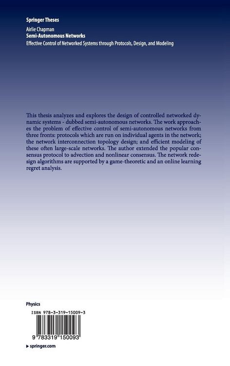 Produktbild: Semi-Autonomous Networks