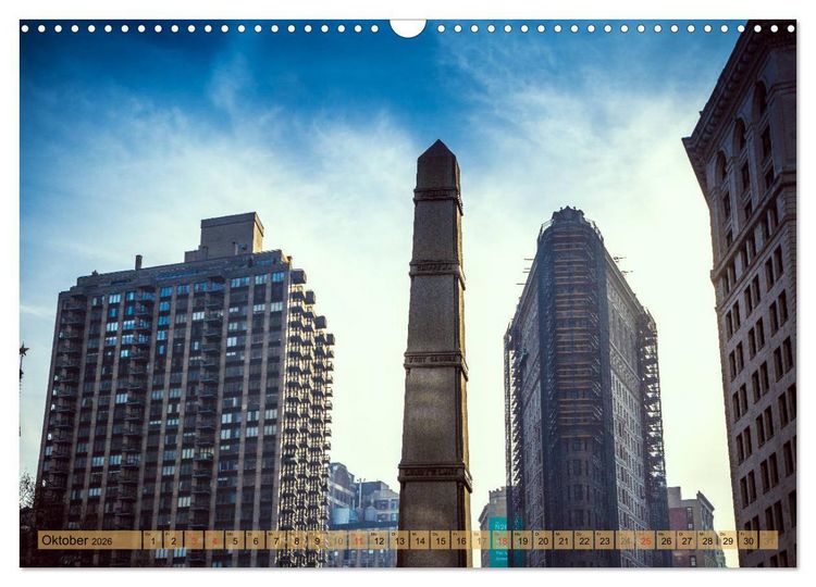 Produktbild: New York - Stadt der Wolkenkratzer (Wandkalender 2026 DIN A3 quer), CALVENDO Monatskalender