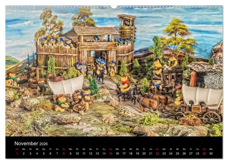 Produktbild: Martin B&auml;ren (hochwertiger Premium Wandkalender 2026 DIN A2 quer), Kunstdruck in Hochglanz