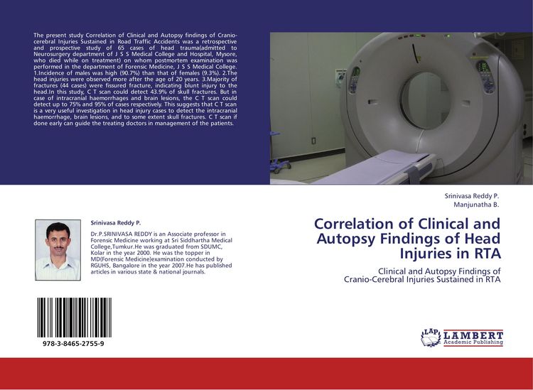 Produktbild: Correlation of Clinical and Autopsy Findings of Head Injuries in RTA