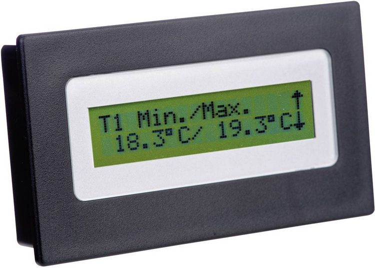Produktbild: H-Tronic FR 216 Frontrahmen Schwarz Passend f&uuml;r (Display): LC-Display 16 x 2 (B x H x T) 91 x 53 x 20 mm Kunststoff