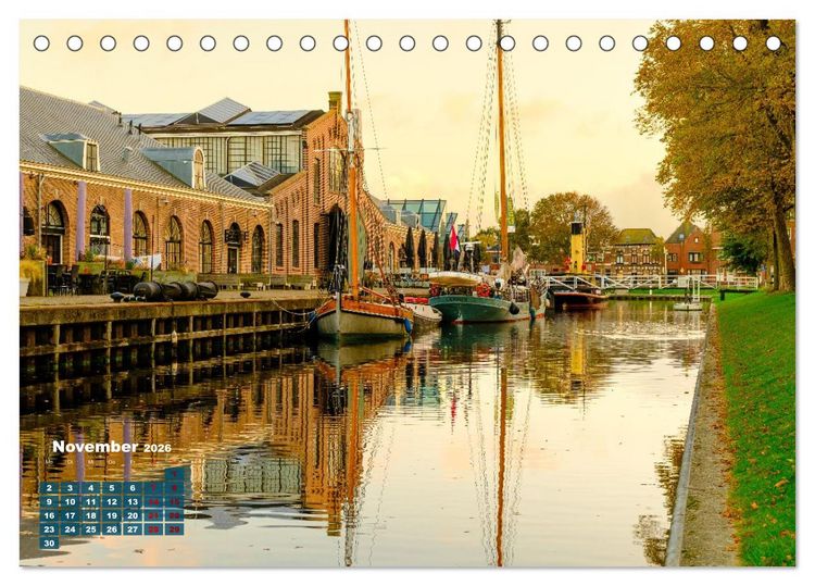 Produktbild: Der Nordholland-Kanal (Tischkalender 2026 DIN A5 quer), CALVENDO Monatskalender