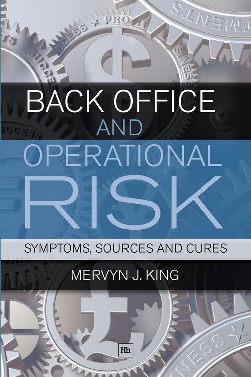 Produktbild: King, M: Back Office and Operational Risk