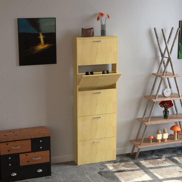 Produktbild: Holz Schuhregal Schuhschrank Schuhkipper Sulos XL