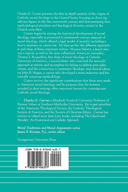 Produktbild: The Origins of Moral Theology in the United States