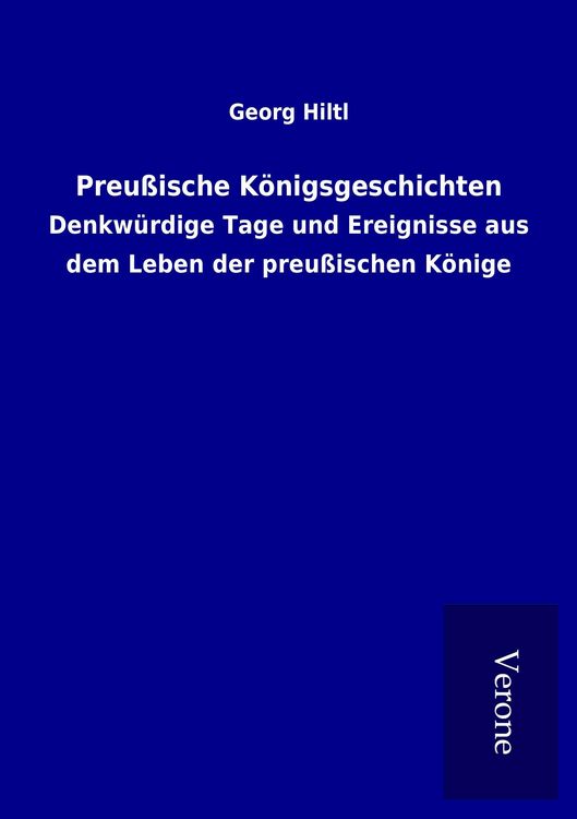 Produktbild: Preu&szlig;ische K&ouml;nigsgeschichten