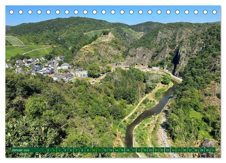 Produktbild: Erlebe mit mir die Wanderregionen im Ahrtal - Altenahr (Tischkalender 2026 DIN A5 quer), CALVENDO Monatskalender