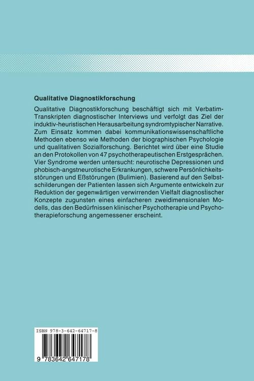 Produktbild: Qualitative Diagnostikforschung