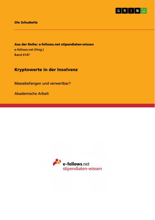 Produktbild: Kryptowerte in der Insolvenz