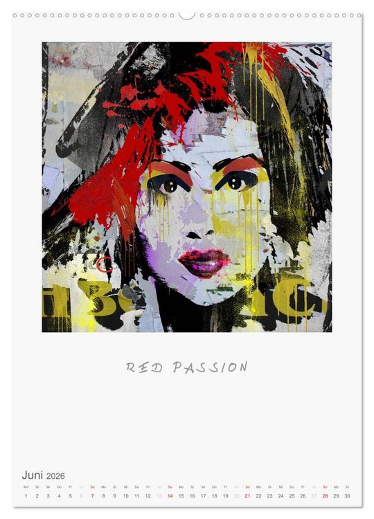 Produktbild: BELLE REBELLE (hochwertiger Premium Wandkalender 2026 DIN A2 hoch), Kunstdruck in Hochglanz