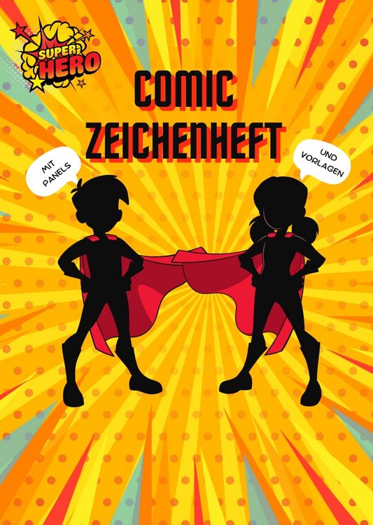 Produktbild: Comic Zeichenheft f&uuml;r Kinder