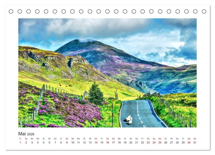 Produktbild: Schottland - Magische Landschaften der Highlands (Tischkalender 2026 DIN A5 quer), CALVENDO Monatskalender