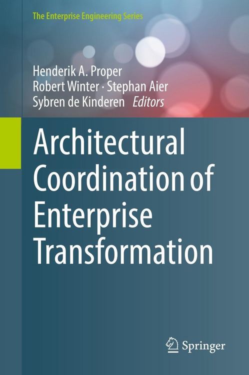 Produktbild: Architectural Coordination of Enterprise Transformation
