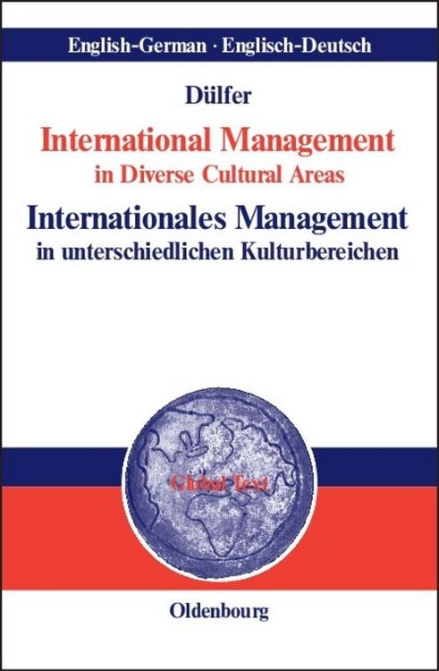 Produktbild: International Management in Diverse Cultural Areas / Internationales Management in unterschiedlichen Kulturbereichen