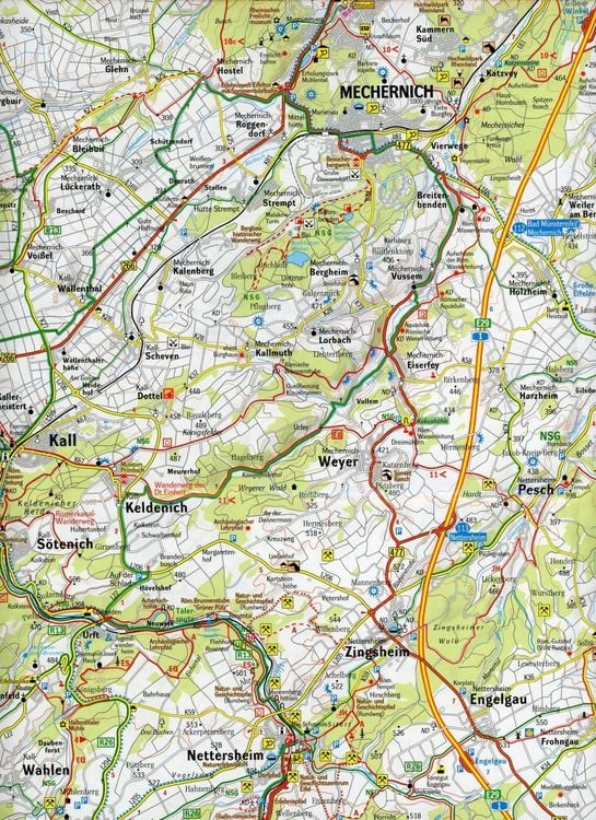 Produktbild: Nationalpark Eifel, Rureifel, Hohes Venn Wander- und Freizeitkarte