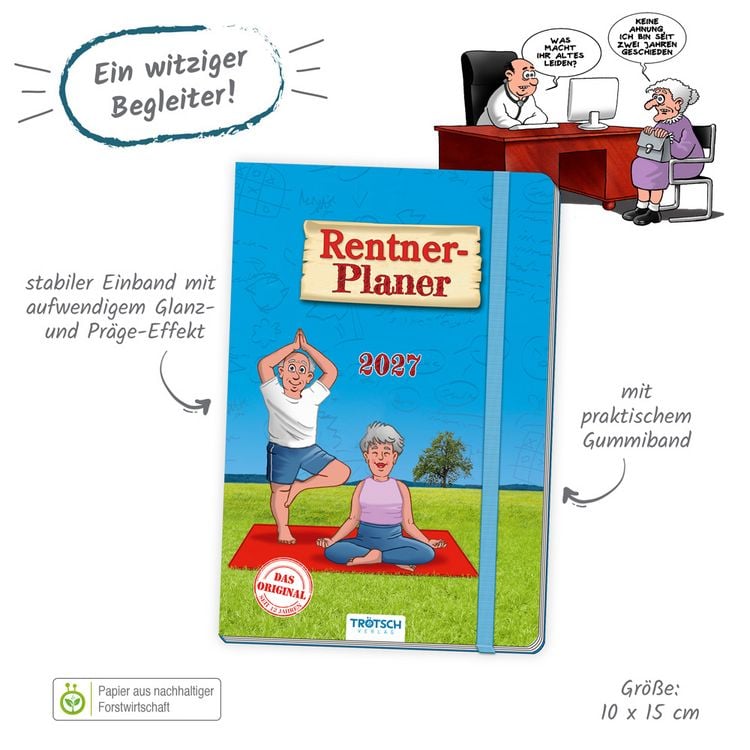 Produktbild: TR&Ouml;TSCH - Buchkalender Rentnerplaner 2027