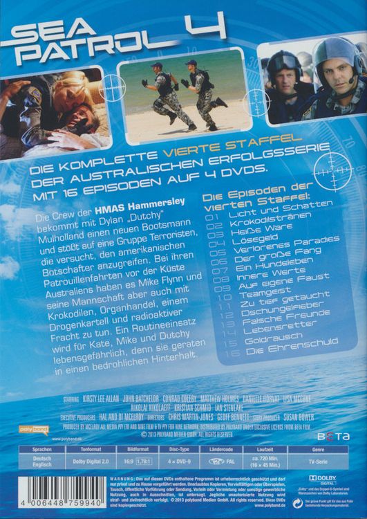 Produktbild: Sea Patrol - Staffel 4 [4 DVDs]