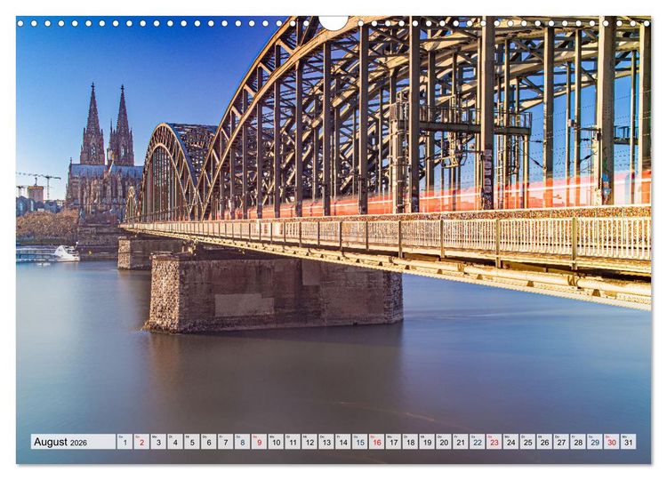 Produktbild: K&ouml;lsche Impressionen bei Tag und Nacht (Wandkalender 2026 DIN A3 quer), CALVENDO Monatskalender