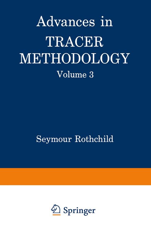 Produktbild: Advances in Tracer Methodology