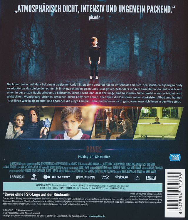 Produktbild: Before I Wake