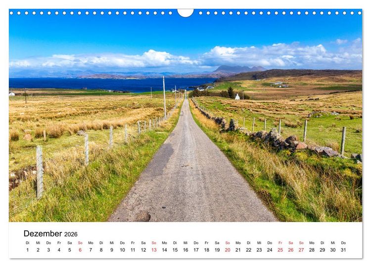 Produktbild: North Coast 500 - Schottlands Traumstra&szlig;e (Wandkalender 2026 DIN A3 quer), CALVENDO Monatskalender