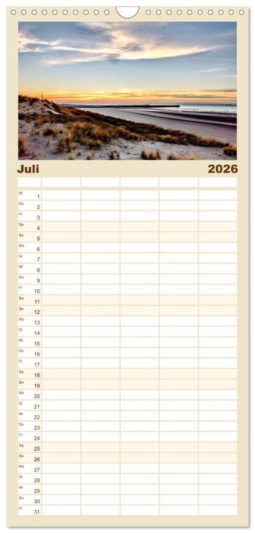 Produktbild: Familienplaner 2026 - Belgien - Bezaubernde Natur und eindrucksvolle St&auml;dte. mit 5 Spalten (Wandkalender, 21 x 45 cm) CALVENDO