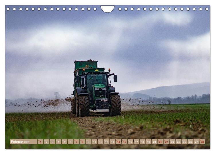 Produktbild: Moderne Landtechnik (Wandkalender 2026 DIN A4 quer), CALVENDO Monatskalender